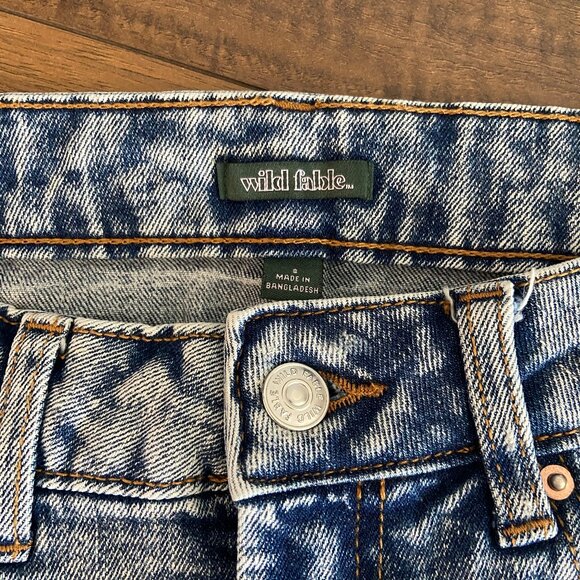 Wild Fable Acid Wash Jean Skirt - Size S - Picture 4 of 6